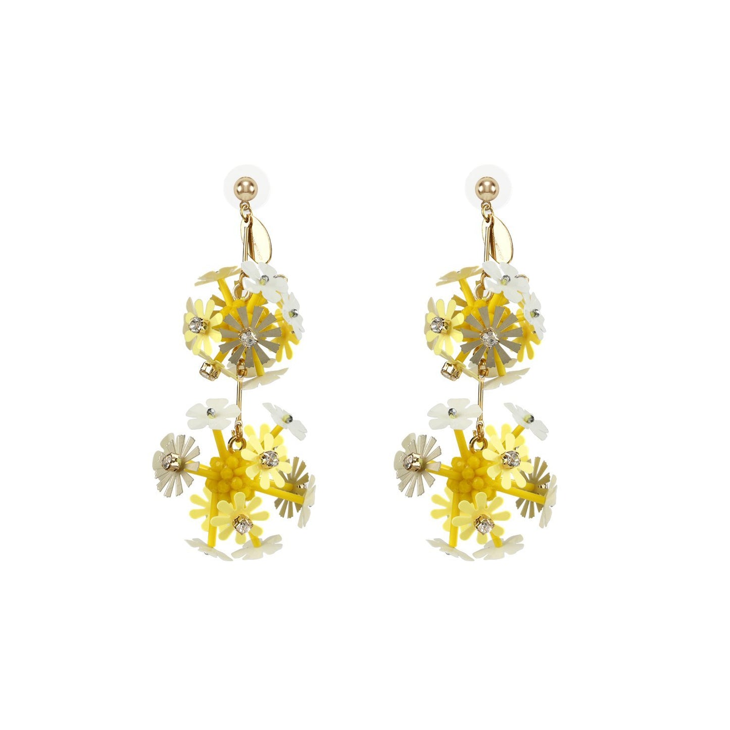 Wholesale Beautiful Floral Ball Handmade Drop Earrings Roaring Twenties Jewelry Custom Bijoux