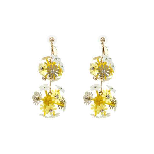 Wholesale Beautiful Floral Ball Handmade Drop Earrings Roaring Twenties Jewelry Custom Bijoux