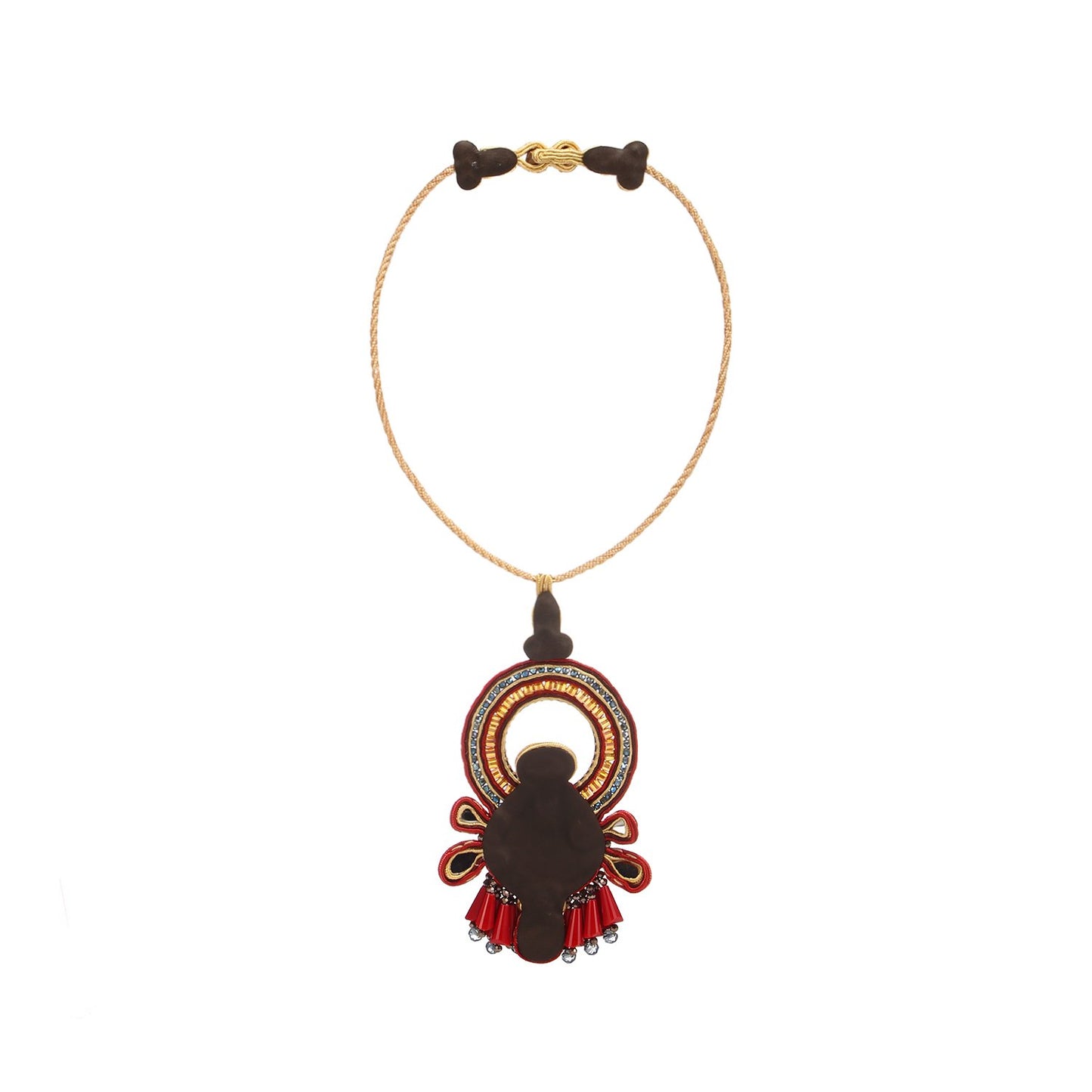 Wholesale Beautiful Soutache Braiding Ethnical Handcrafted Necklace