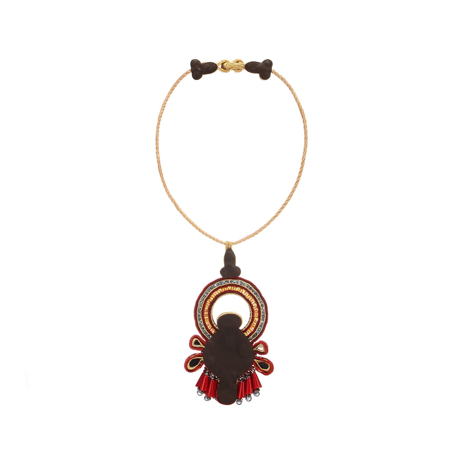 Wholesale Beautiful Soutache Braiding Ethnical Handcrafted Necklace