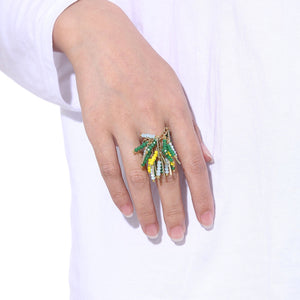 Custom Handmade Chunky Stackable Beaded Ring