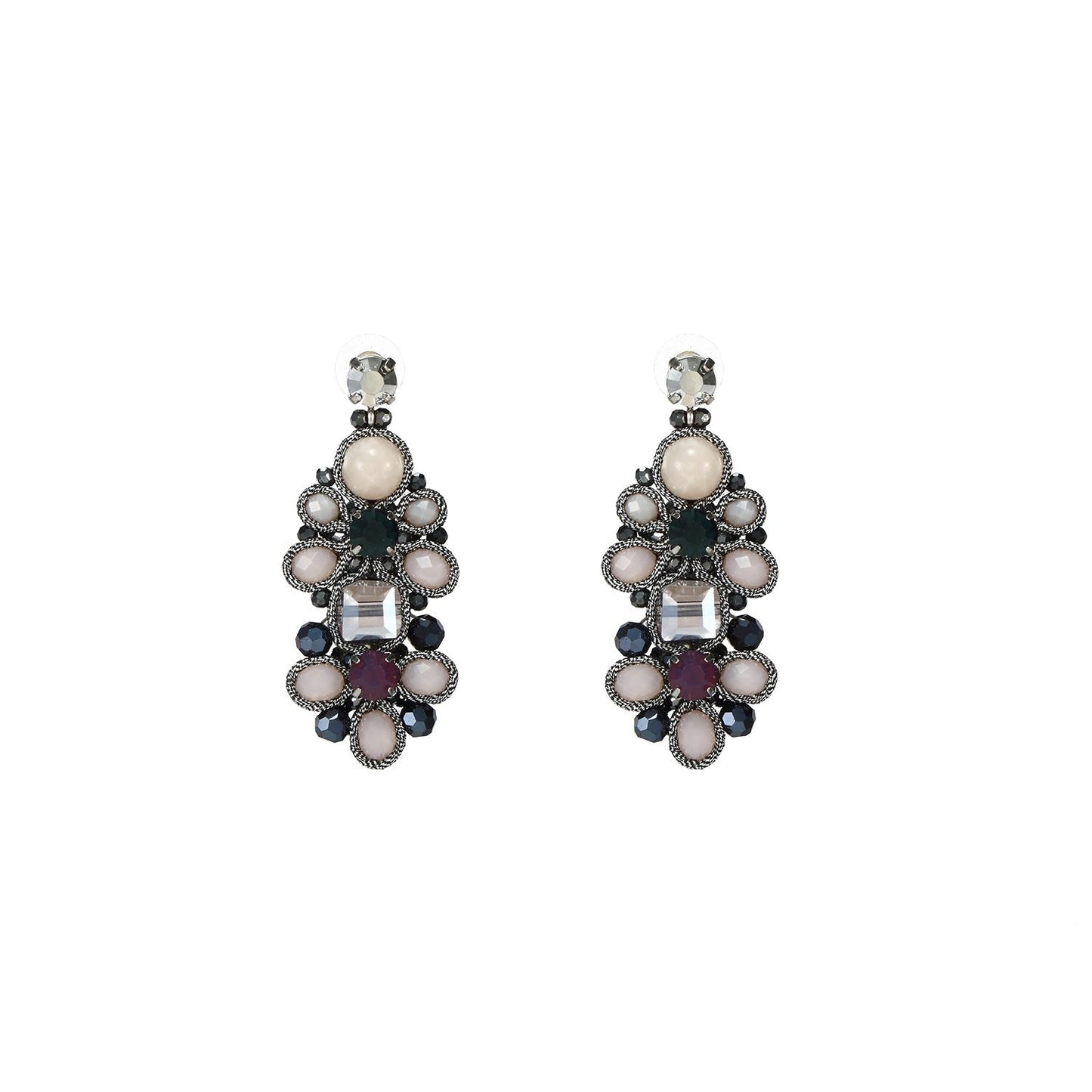 Wholesale Soutache Statement Handmade Drop Earrings Custom Bijoux