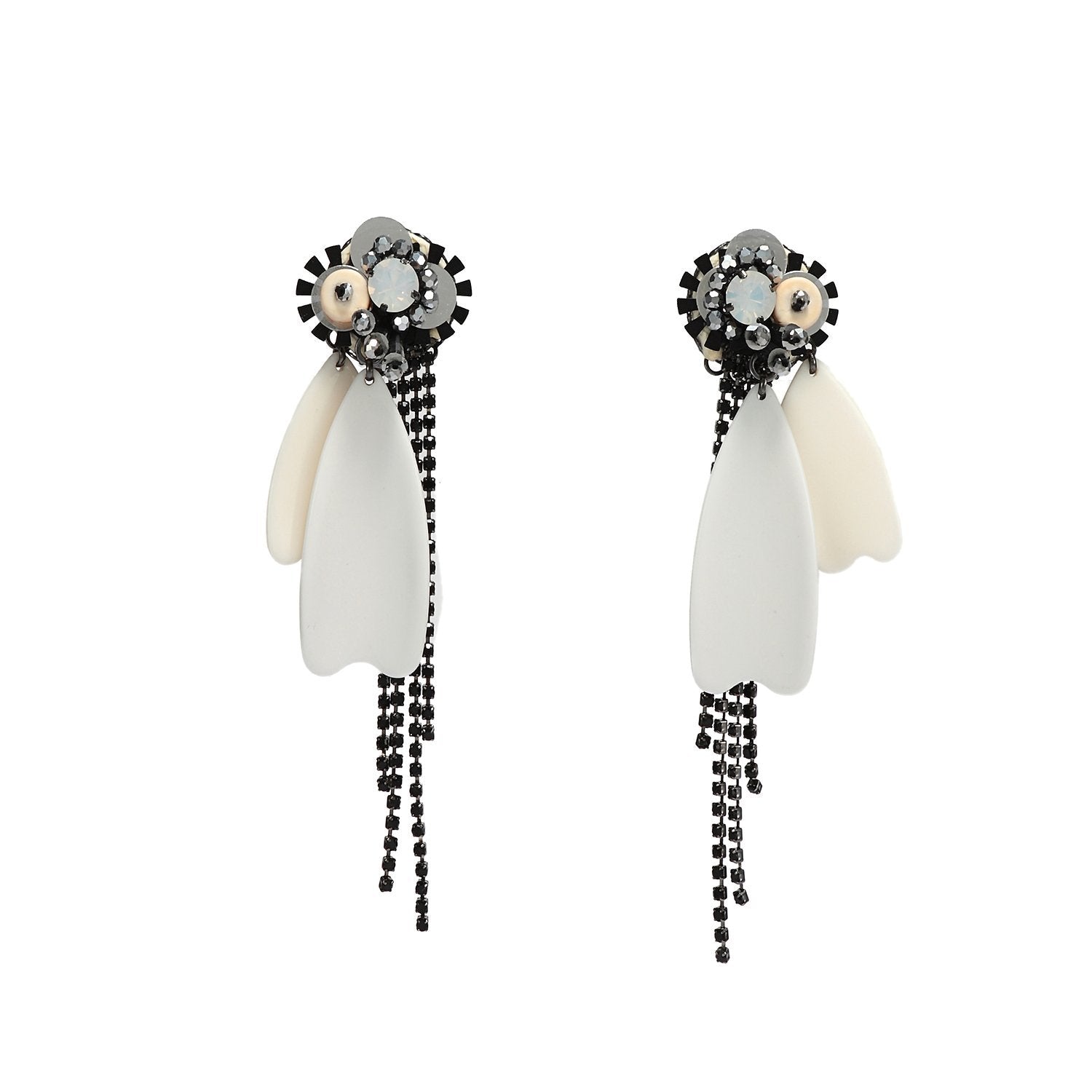 Wholesale Statement Petals Handmade Drop Earrings Custom Bijoux