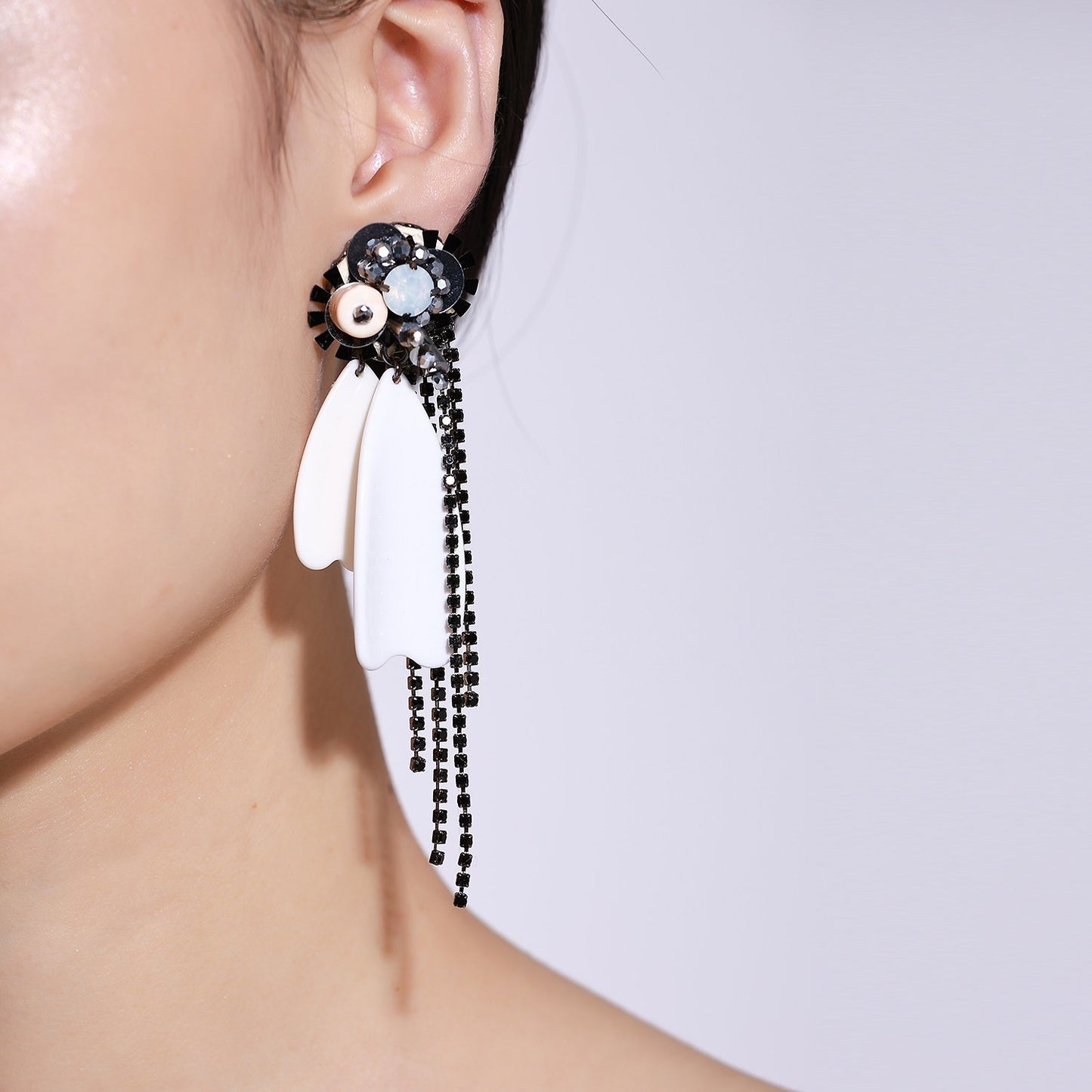 Custom Statement Petals Handmade Drop Earrings