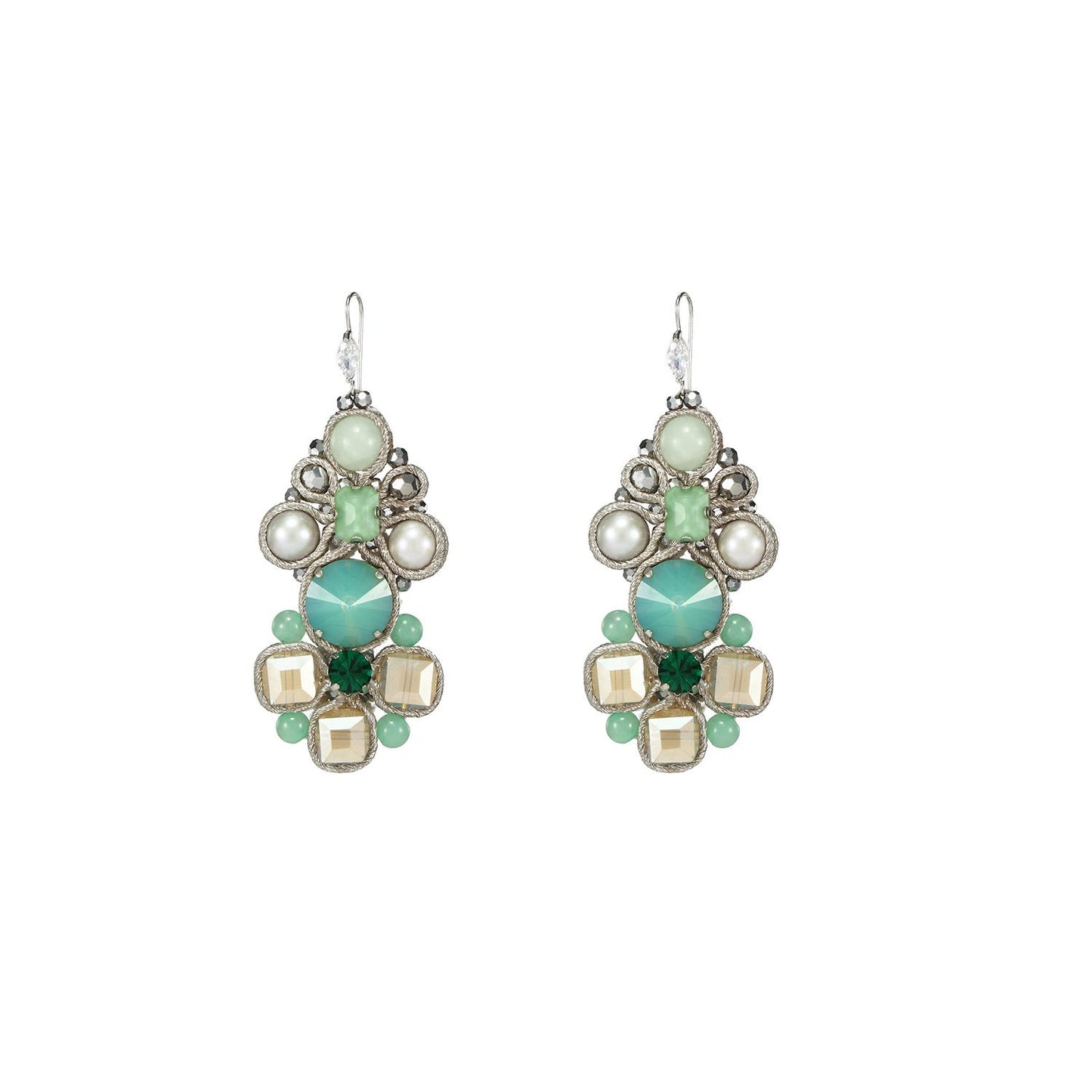 Wholesale Luxury Statement Soutache Handmade Drop Earrings Custom Bijoux