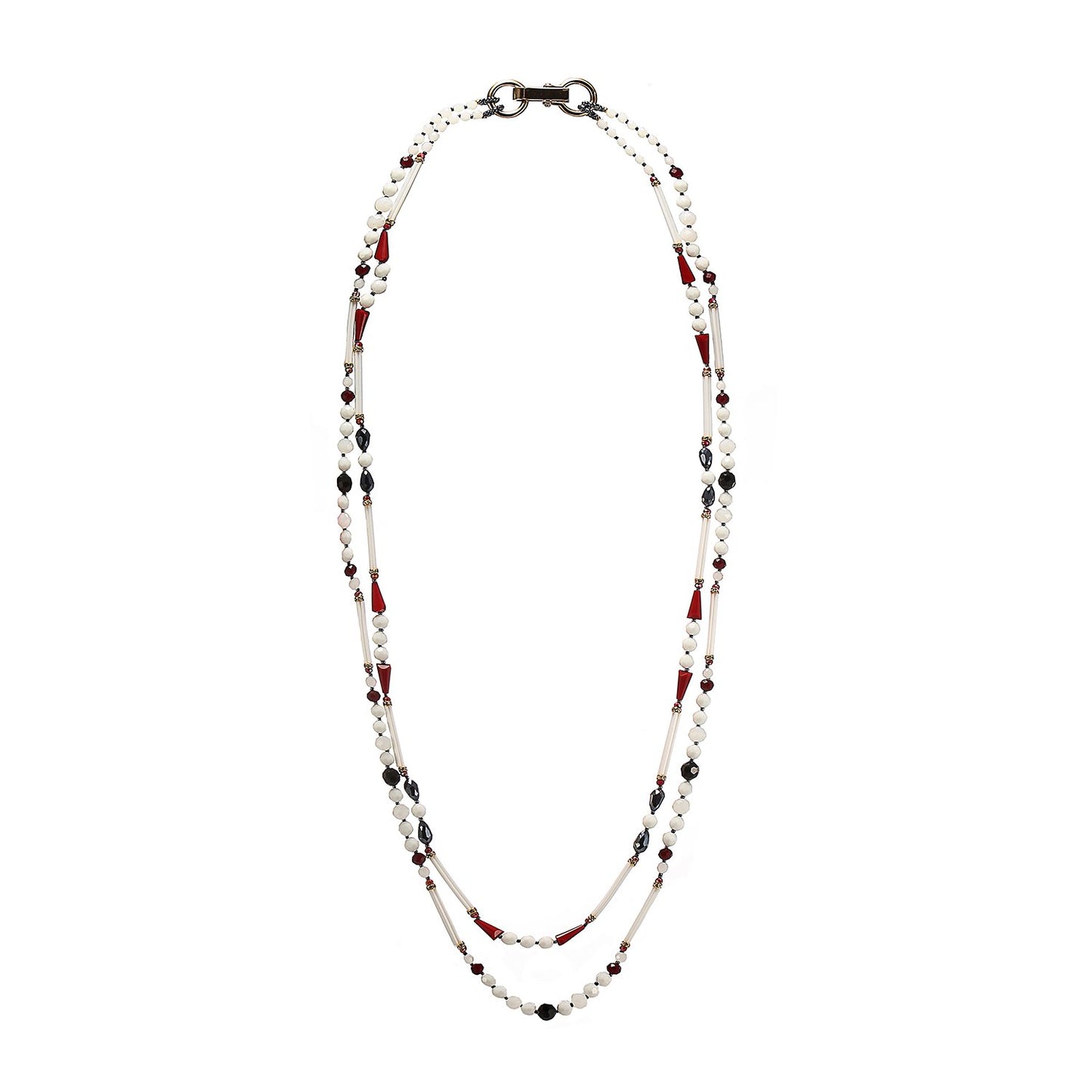 Wholesale Unique Two String Long Handmade Necklace Custom Bijoux