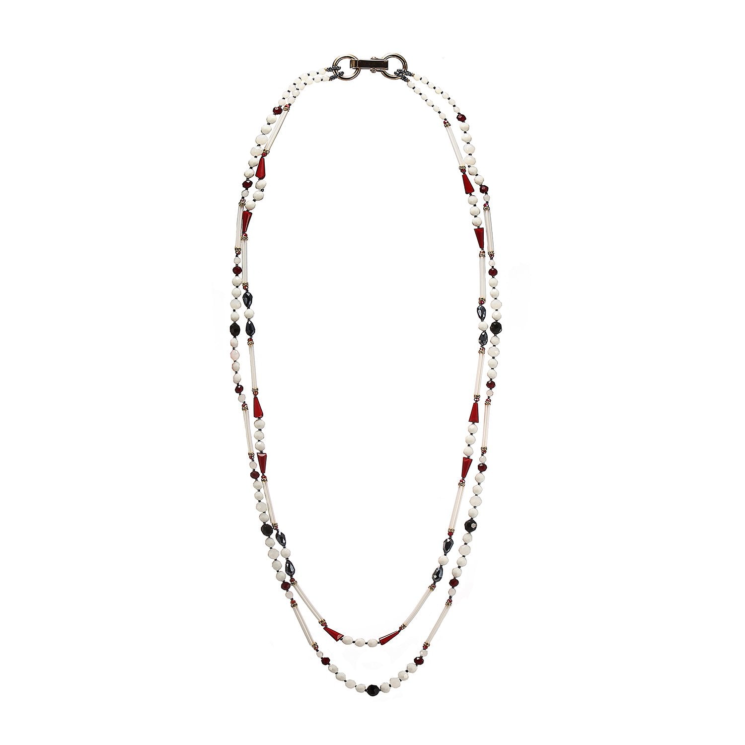 Wholesale Unique Two String Long Handmade Necklace Custom Bijoux