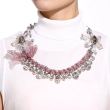Load image into Gallery viewer, Custom Rock Crystals Handmade Statement Necklace Jewelry
