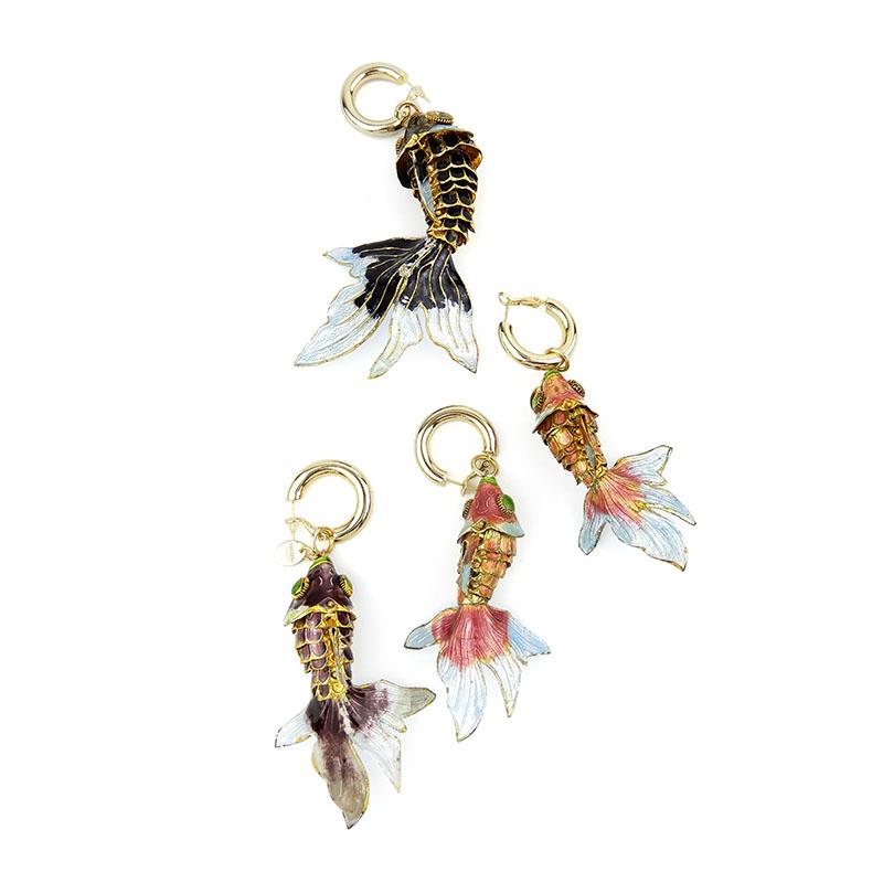 Wholesale Large Gold Handmade Statement Earrings