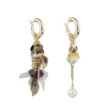 Load image into Gallery viewer, Wholesale Purple Handcrafted Earrings Jewellery