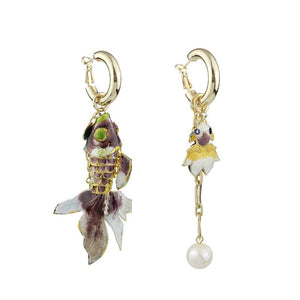 Wholesale Purple Handcrafted Earrings Jewellery