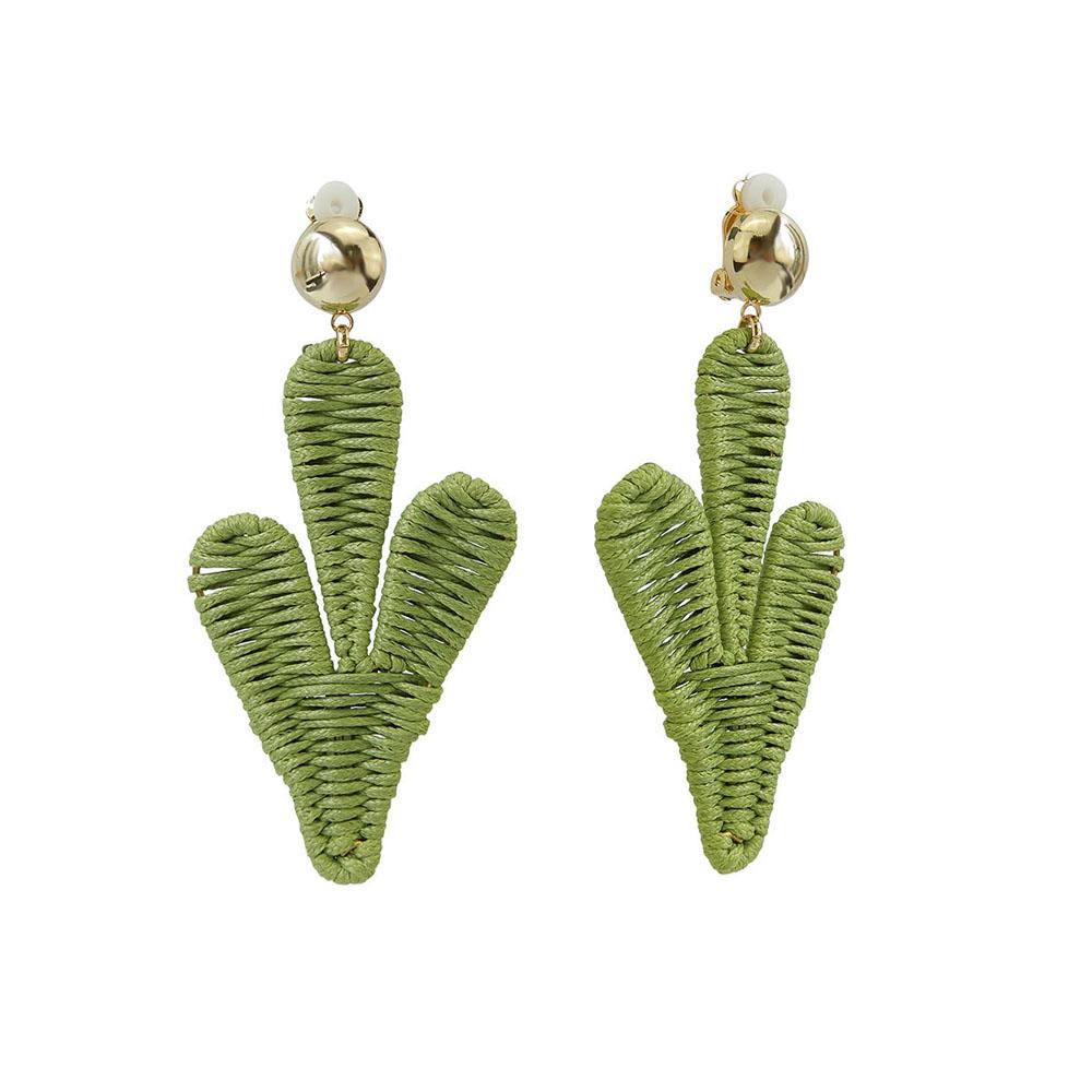 Custom Cactus Handmade Drop Earrings