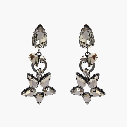 Wholesale Dangling Crystal Star Handmade Drop Earrings Roaring 20s Jewelry Custom Bijoux