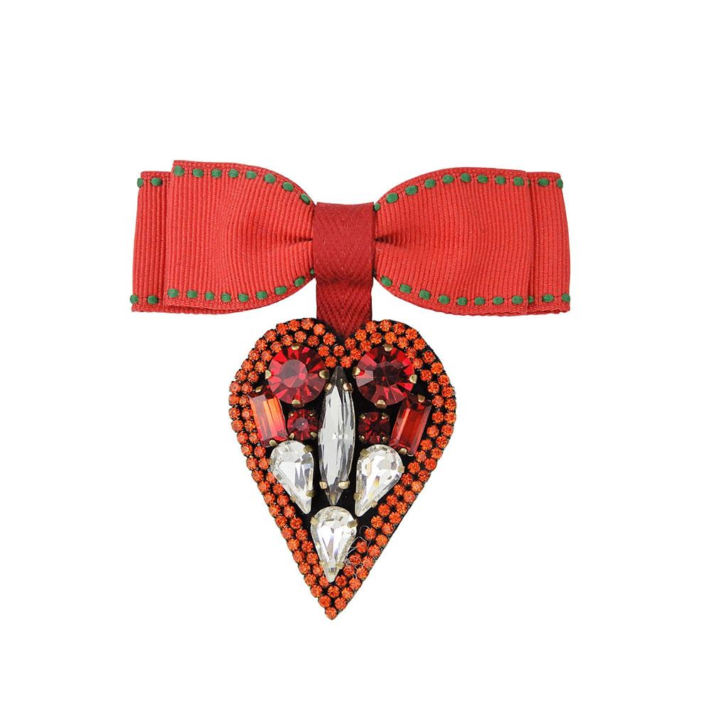 Custom Blue Handmade Brooch