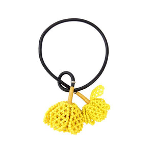 Custom Yellow Handmade Necklace