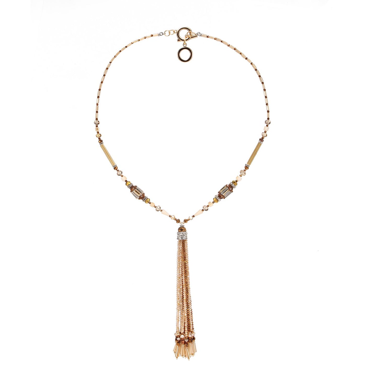 Custom Y Shaped Tassel Handmade Necklace