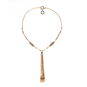 Custom Y Shaped Tassel Handmade Necklace