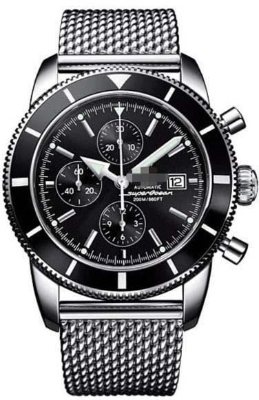 Custom Black Watch Dial A1332024/B908-SS