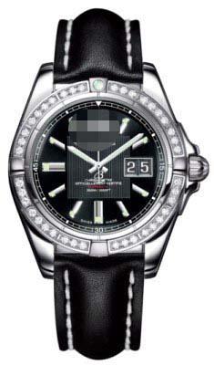 Customized Black Watch Dial A49350LA/BA07-LST