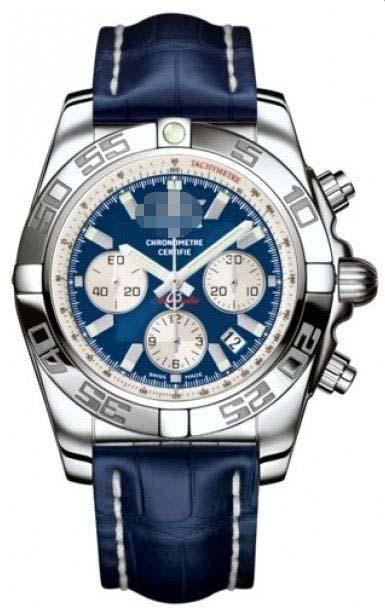 Custom Blue Watch Dial AB011012/C788-CROCD