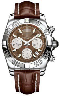 Custom Brown Watch Dial AB014012/Q583-CROC