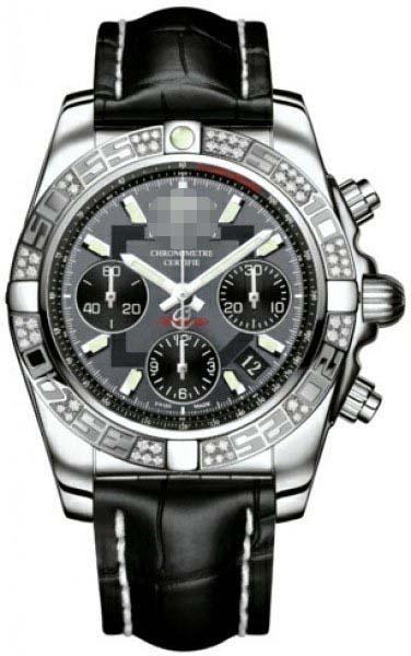 Custom Grey Watch Dial AB0140AA/F554-CROCD