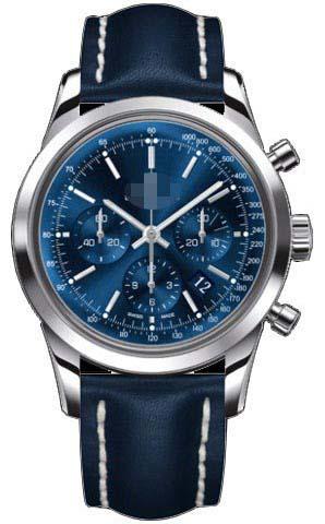 Custom Blue Watch Dial AB015112/C860-CROCT