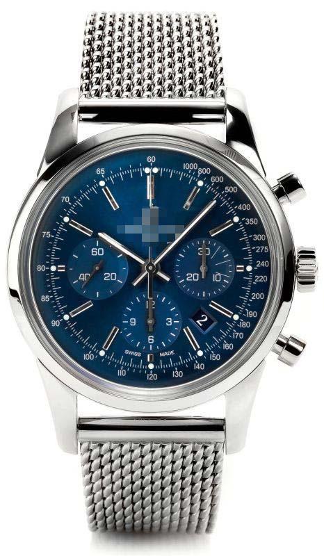 Custom Blue Watch Dial AB015112/C860-SS