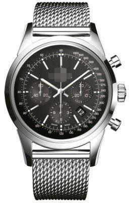 Custom Black Watch Dial AB015212/BA99-SS