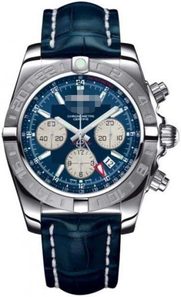 Custom Blue Watch Dial AB042011/C851-CROCD