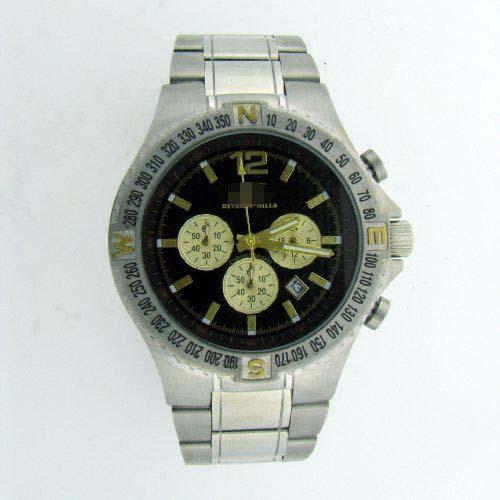 Custom Stainless Steel Watch Bands AK4001-7MBLK