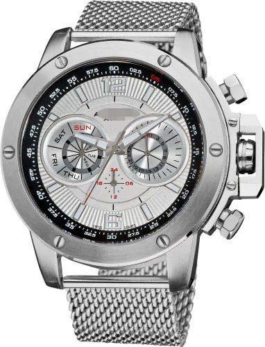 Custom Silver Watch Face