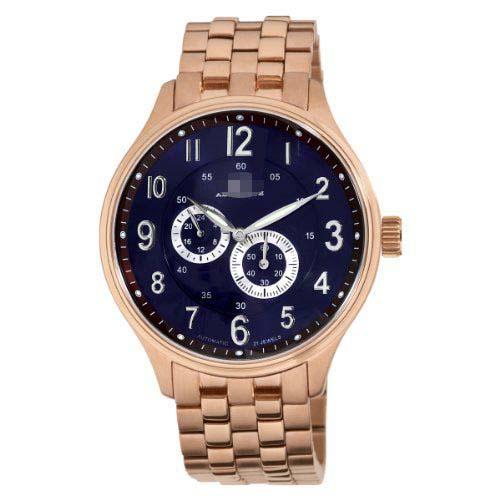 Custom Stainless Steel Watch Bands AK8021-MRG BLUBLK