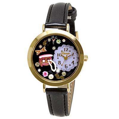 Wholesale Leather Watch Bands AL1233-BK
