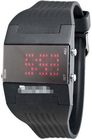 Customised Rubber Watch Bands BC0356BK