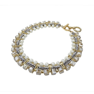 Custom Unusual Handcrafted Bead Weaving Art Deco Roaring 20s Jewelry Necklace