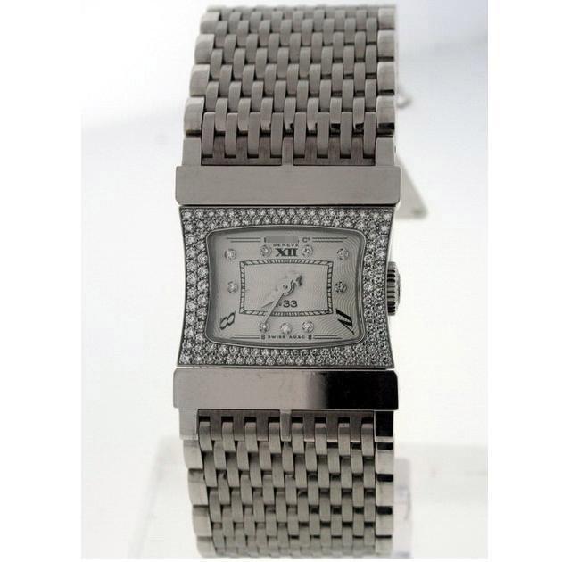 Best Wholesale Fashion Ladies 18k White Gold with Diamonds Quartz Watches B338.563.109