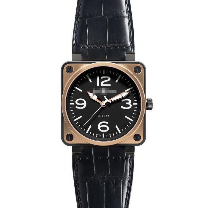 Best Wholesale Elegant Men's Stainless Steel PVD Automatic Watches BR 01-92-SR-577