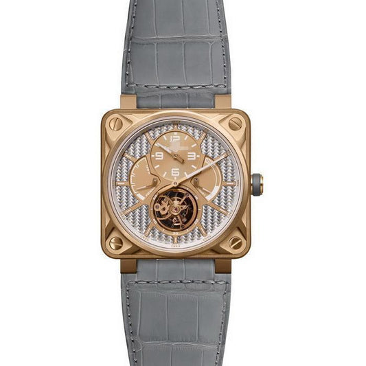 Wholesale Best Value Men's 18k Rose Gold Manual Wind Watches BR 01- Tourbillon