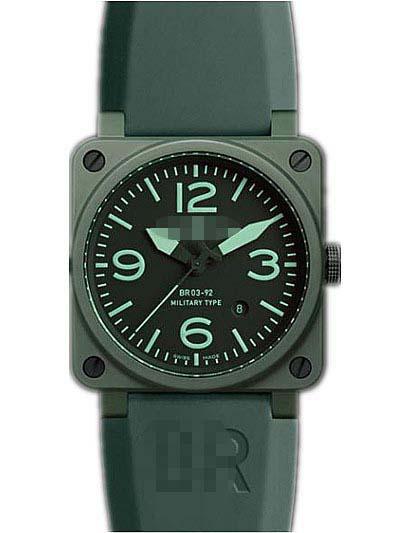 Custom Watch Dial BR03-92-AU-MLTR-CERA