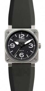 Wholesale Black Watch Face BR03-92-Steel