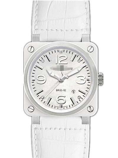 Custom Watch Dial BR03-92-WHT-CERA_SRB