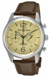 Customised Leather Watch Straps BR-126-Original-Beige