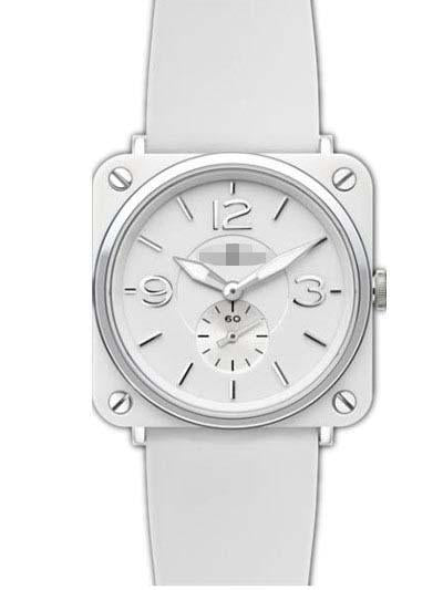 Custom Rubber Watch Bands BRS-WHTCERA-RUBBER