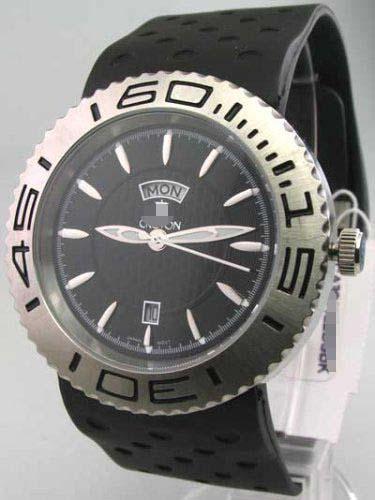 Custom Rubber Watch Bands CA301122BSBK