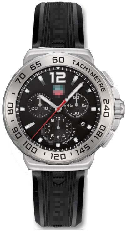 Custom Black Watch Dial CAU1112.FT6024