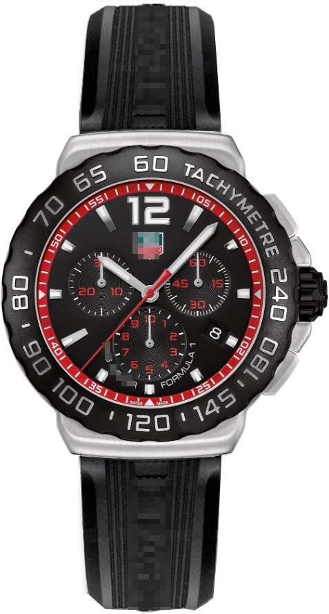 Custom Black Watch Dial CAU1116.FT6024