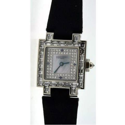 Customized Ladies 18k White Gold Watches 
