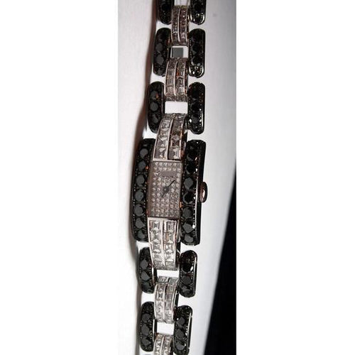 Customised Ladies 18k White Gold with Diamonds Watches 