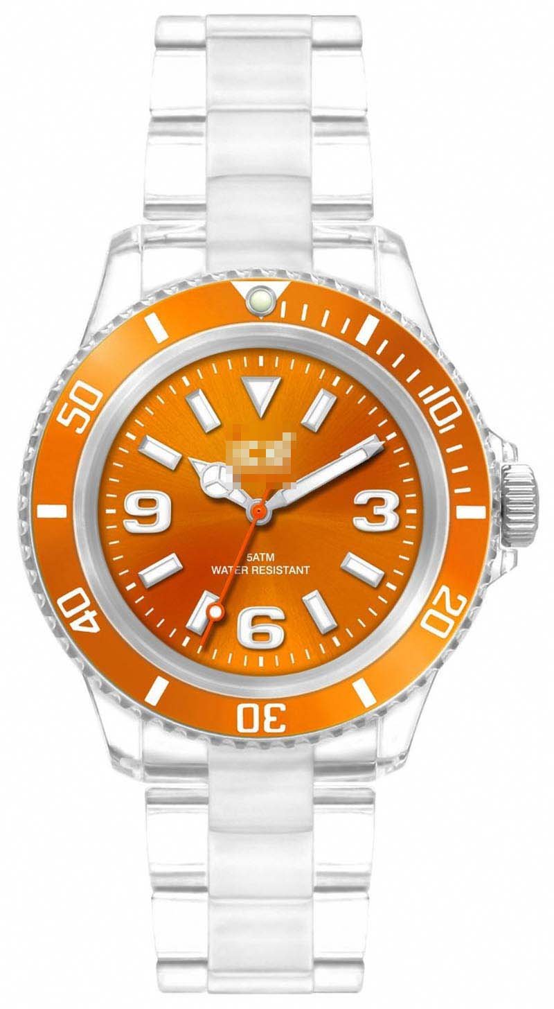 Custom Orange Watch Dial